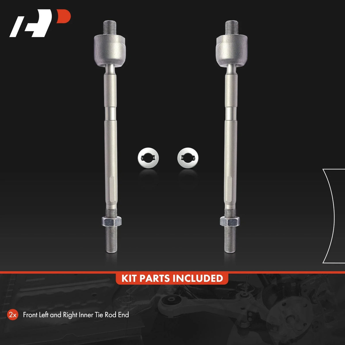 Set of 2 Front Inner Side Tie Rod Ends for S2000 (2000-2009)