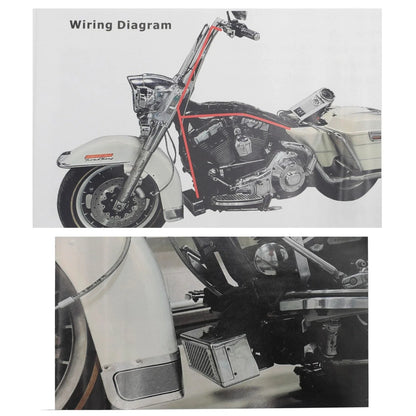 Chrome Oil Cooler Fan for Touring Models - Harley 2009-2016