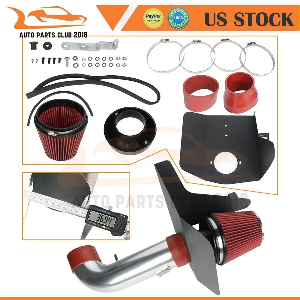 4 Inch Cold Air Intake System with Filter for Chevrolet Camaro (2010–2015)