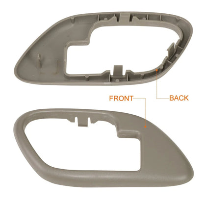 2X Front Door Handle Bezels for GMC Chevy Tahoe Yukon C/K Pickup 1995-1999