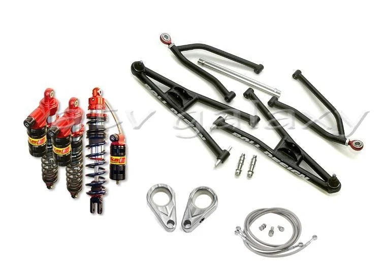 Roll Design Long Travel Arms + Elka Shocks for Yamaha YFZ450 (2004–2023)
