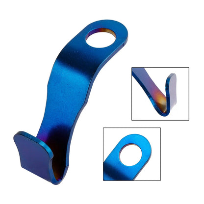 Motorcycle Helmet Storage Hook Hanger - Universal Blue Holder