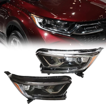 2017-2022 Honda CR-V Projector Headlights with Halogen LED DRL