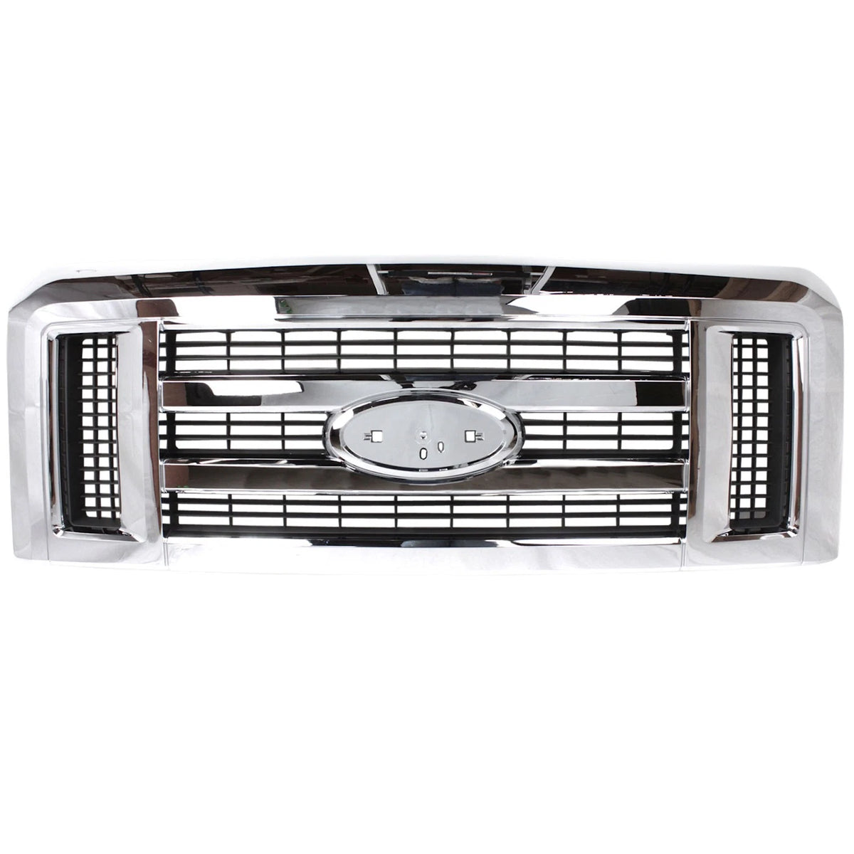 Chrome Grille Assembly for Ford E-350 Super Duty E-150 E-250 (2008–2021)
