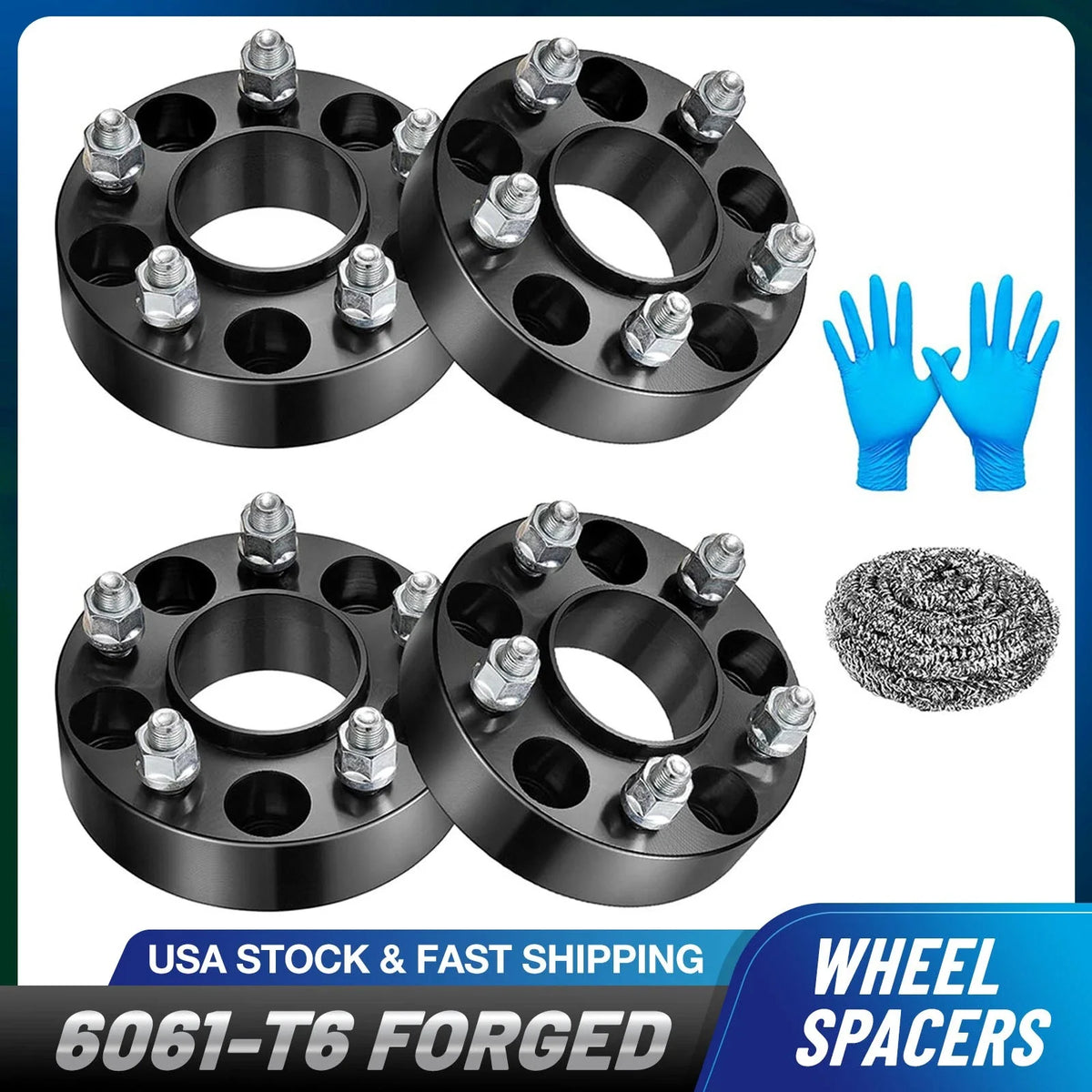 Set of 4 Hubcentric Wheel Spacers for Lincoln Aviator (2003–2005)