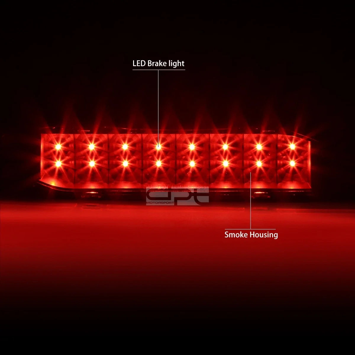 Tinted Dual Row LED Third Brake Light for Xterra (2000–2004)