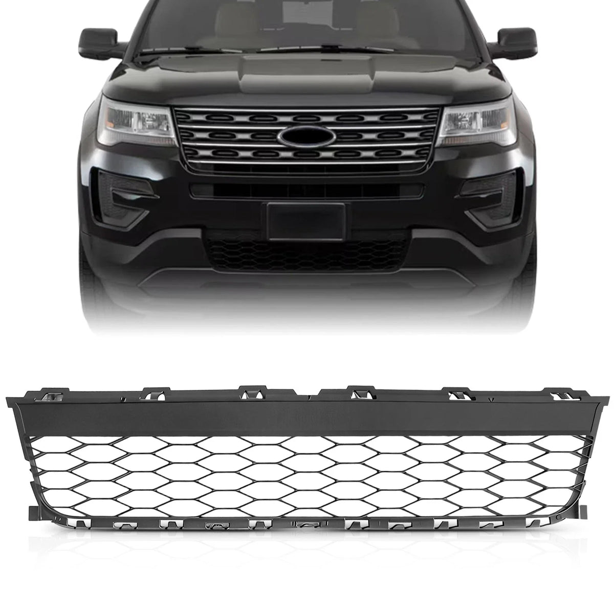 Front Bumper Lower Grille for Ford Explorer (2016–2017)
