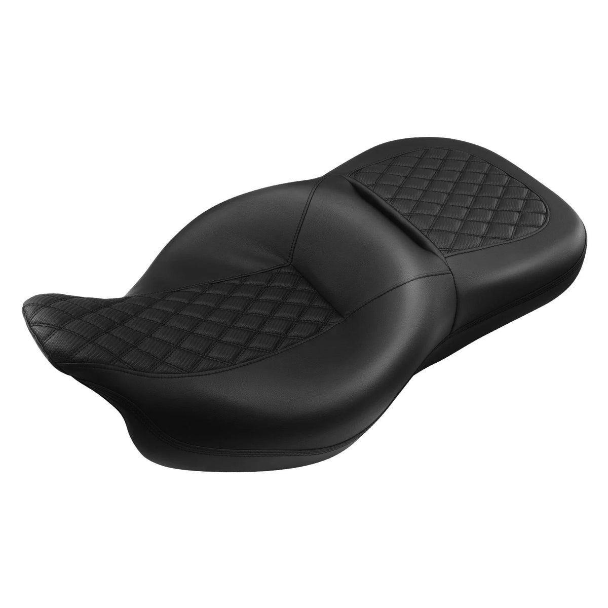 Driver Passenger Seat in Black for Harley Street Glide 2009-2023