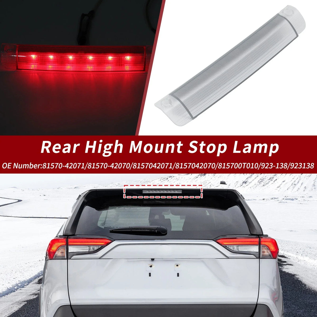 LED Third Brake Light for Toyota Corolla (2009–2013) 81570-42070