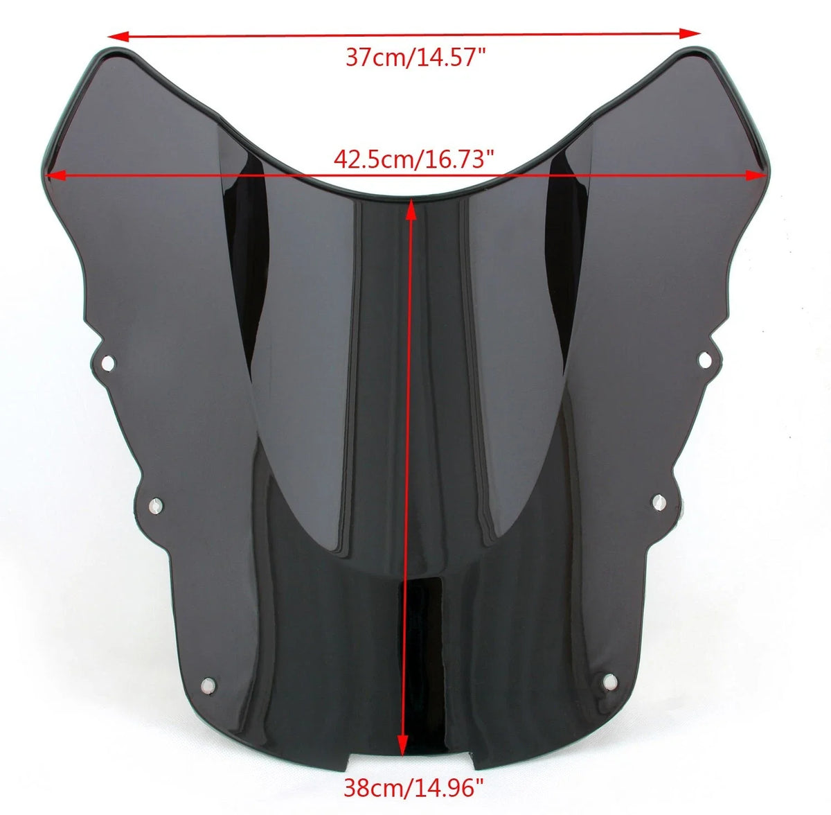 Windshield Double Bubble for Honda CBR1100XX (1996–2007) Black #2