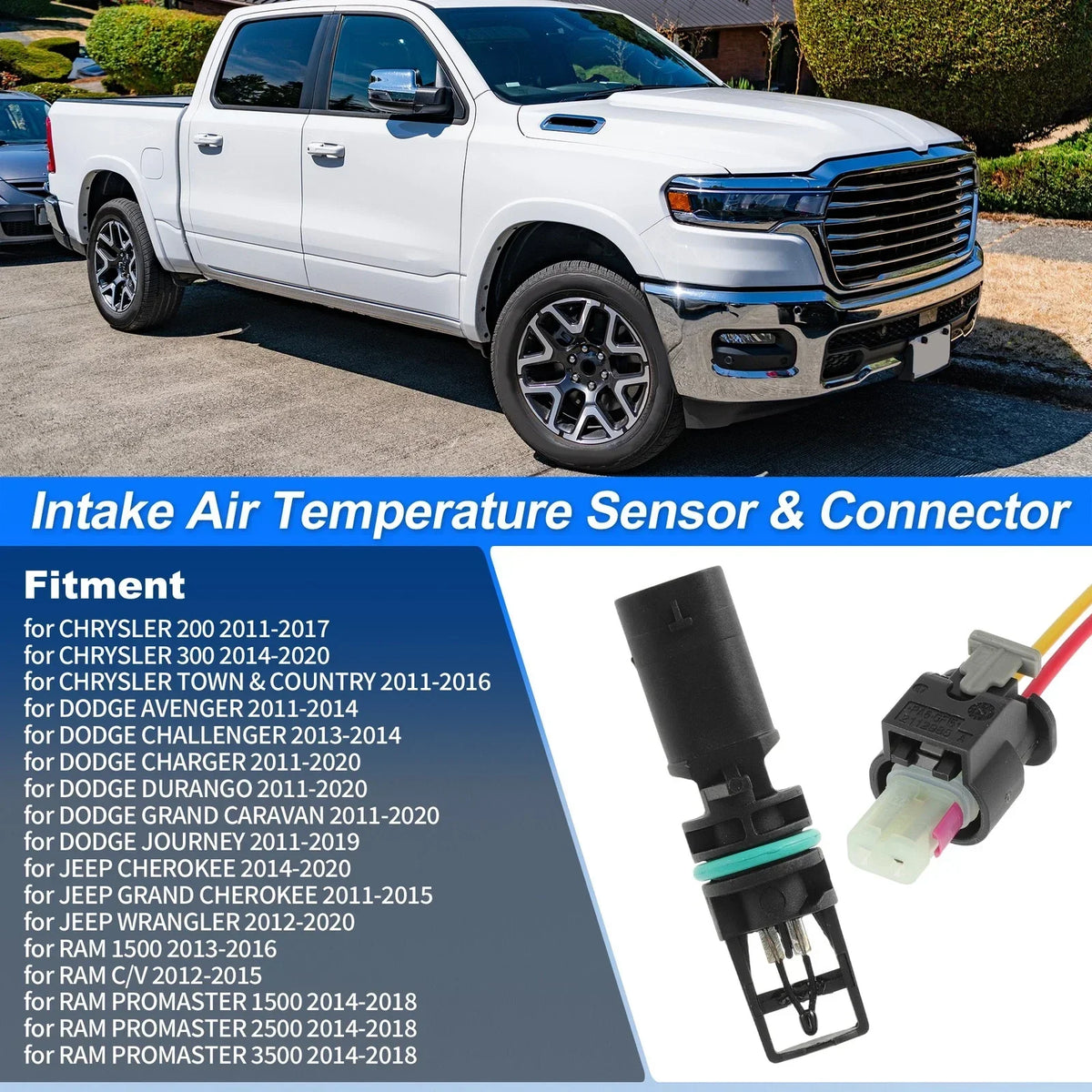 Connector Kit for Intake Air Temperature Sensor - Chrysler Jeep