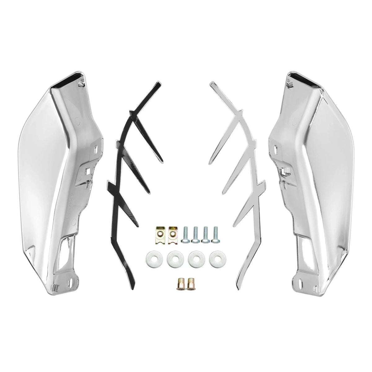 Chrome Air Deflector with Trims for Harley Touring Models 2009-2023