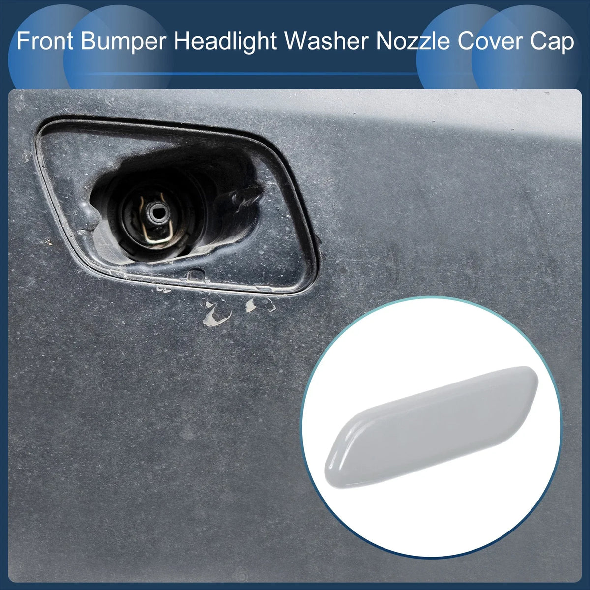 Front Left Washer Nozzle Cover Cap for Honda Accord Europe Spirior (2008–2012)