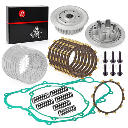 Center Hub & Pressure Plate Clutch Kit for Yamaha YFZ450 2006-2009, 2012-2013