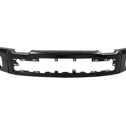 2015-2017 Ford F150 Front Bumper Face Bar, Black, W/Fog Light Hole