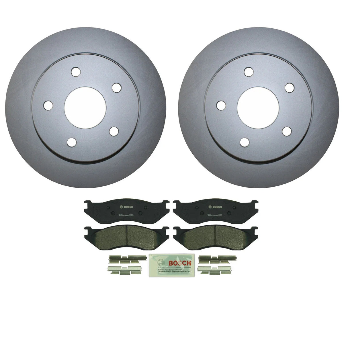 Semi-Metallic Brake Pads & 336mm Disc Rotors Front Kit for Ram 1500