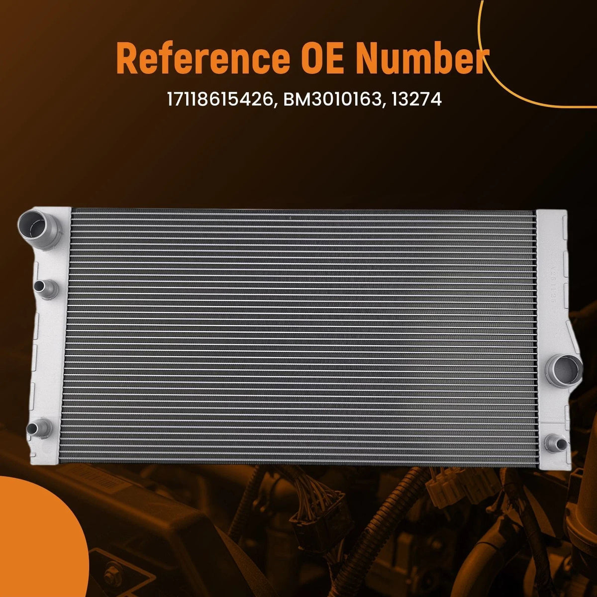 Engine Coolant Radiator - Aluminum for 535i 740Li (2010-2016)