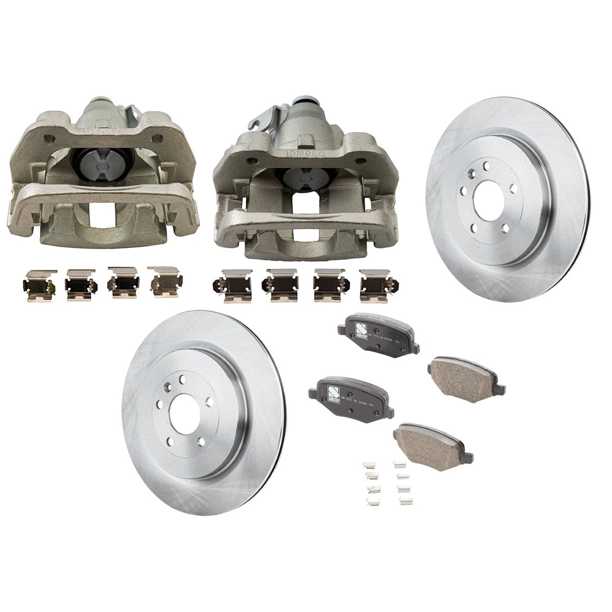 2X Rear Brake Kit with Calipers for Ford Taurus Explorer Flex MKT MKS