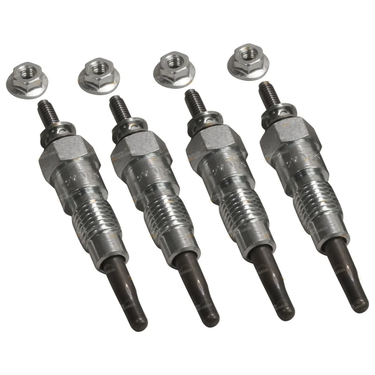 Set of 4 Glow Plugs for Diesel Engine (1978-1987) Nissan Navara D21