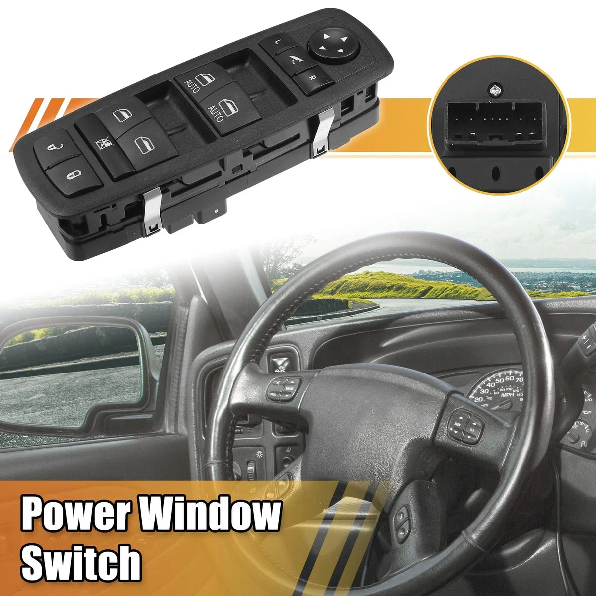 Power Window Control Switch for Dodge Journey, Chrysler 2014-2018