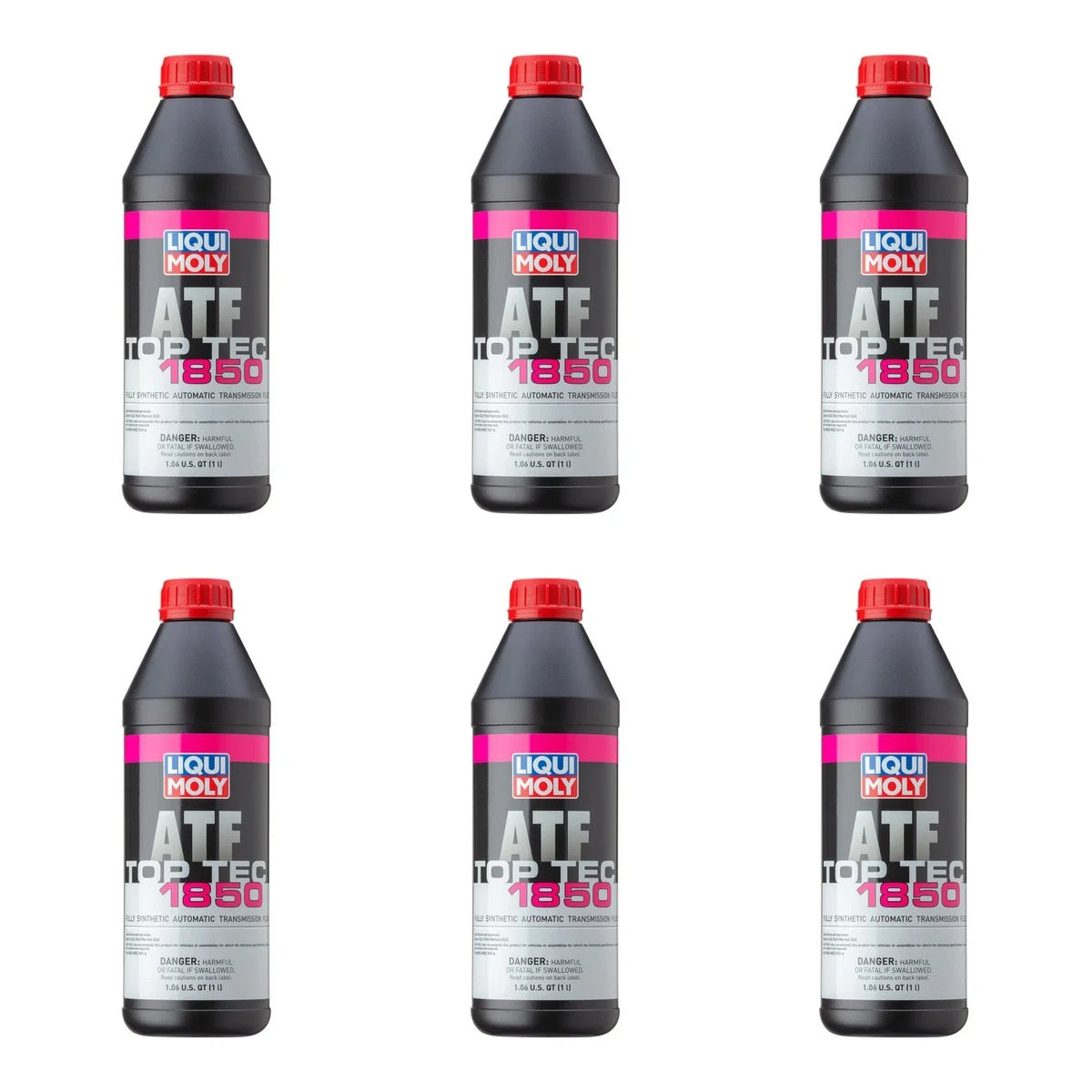 6L Liqui Moly Top Tec ATF 1850 Automatic Transmission Fluid - Set of 6
