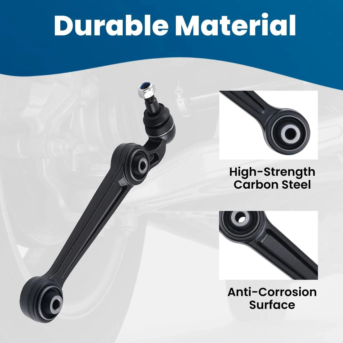 Set of 2 Front Lower Control Arms for Ford Fusion Zephyr Mazda 6 (2003–2008)