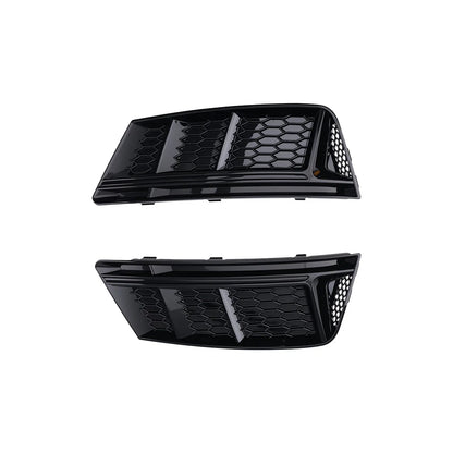 2X Fog Light Grille Bumper Cover for Audi A4 B9 (2016–2018) 8WD807682