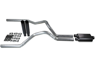 2 Chamber Muffler Dual Exhaust Kit 2.5" for Dodge Ram 1500 (1994-2003)