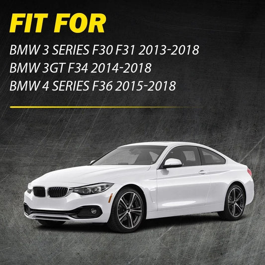 2X Carbon Fiber Interior Door Handle Cover for BMW F30 F31 F34 F36 (2012–2018)
