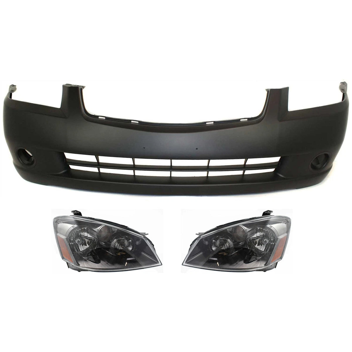 Headlight Kit for Nissan Altima (2005–2006) Driver & Passenger Side Halogen