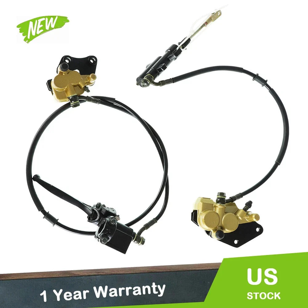 Hydraulic Brake Caliper Set for 50cc 110cc 125cc Classic Pit Dirt Bike