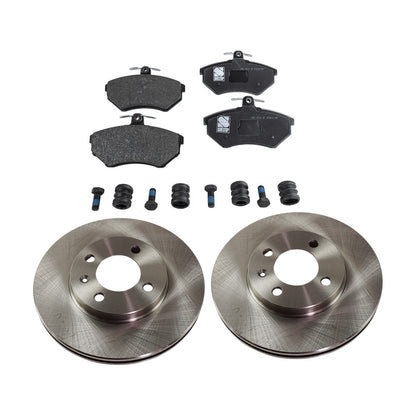 Brake Disc Rotors and Pads Kit for VW Golf Jetta Passat Cabrio