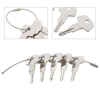 5PCS Key 706 for Fuel Cap on Liebherr Heavy Equipment Model J2