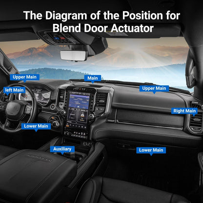Blend Air Door Actuator for Buick Regal (1990-1994, 1997-2004) 604-107
