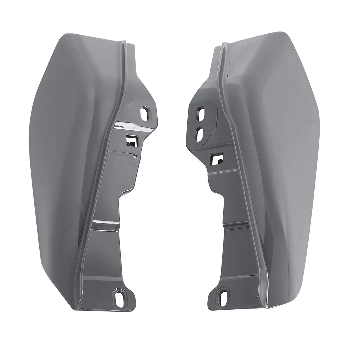 Mid Frame Air Deflectors in Gunship Gray for 2018 CVO Street Glide