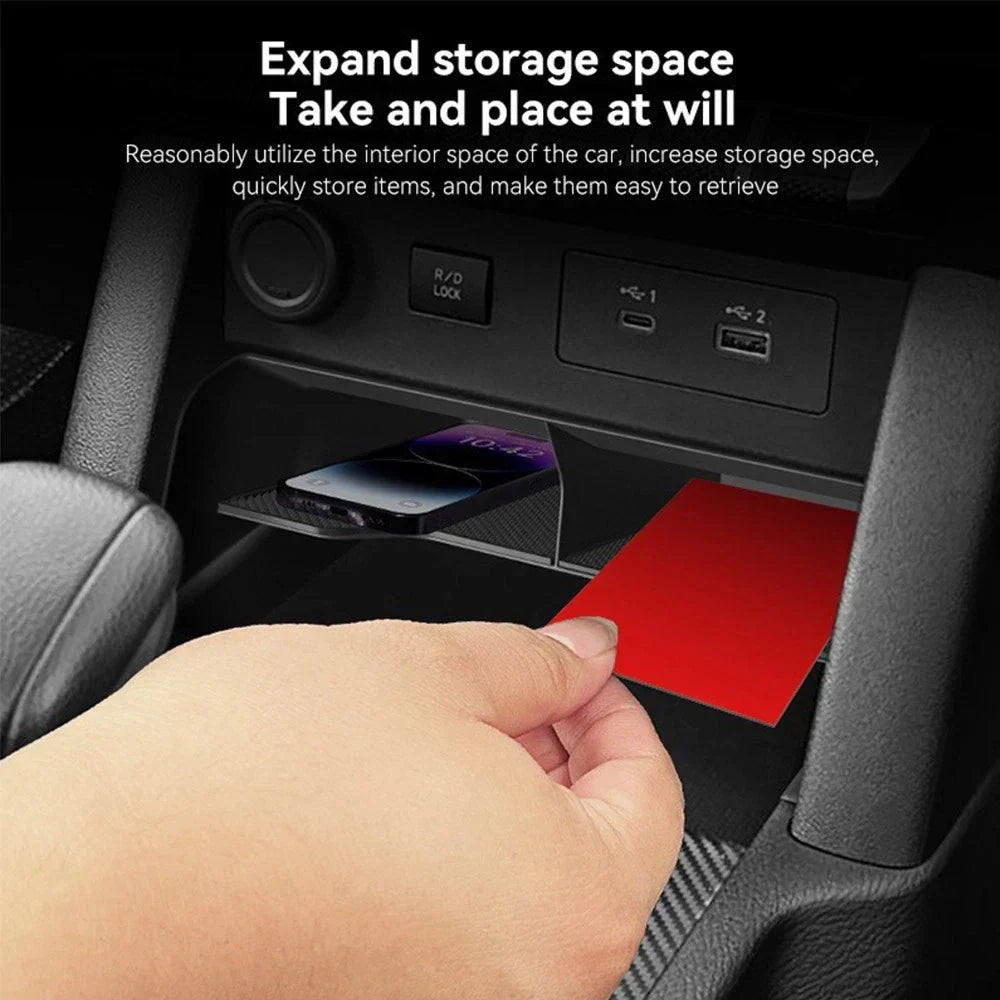 Armrest Storage Organizer Tray for Mitsubishi Triton 2024-2025