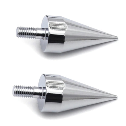 Chrome Spike Bolts 2PC Set for Universal Motorcycle Windscreen Fairings