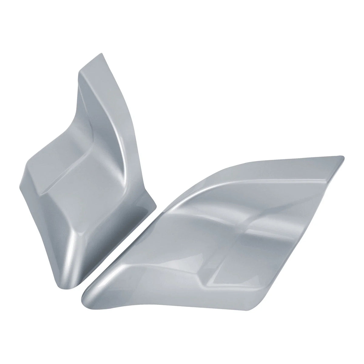 Stretched Side Covers Panel for Harley Road Glide (2014–2024) Barracuda Silver