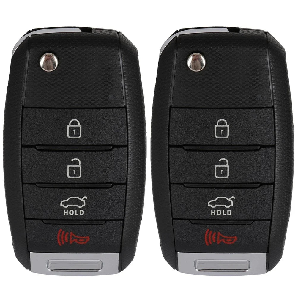 Key Fob Set for Keyless Entry - 2 Remotes for Kia Rio 2014-2017
