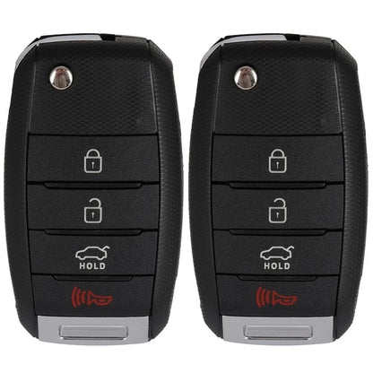 Key Fob Set for Keyless Entry - 2 Remotes for Kia Rio 2014-2017