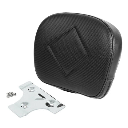 Rear Passenger Backrest Pad & Mount Brackets for Harley Touring Glide