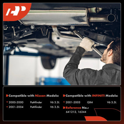 Front Right Cat Converter for Nissan Pathfinder (2000–2004)