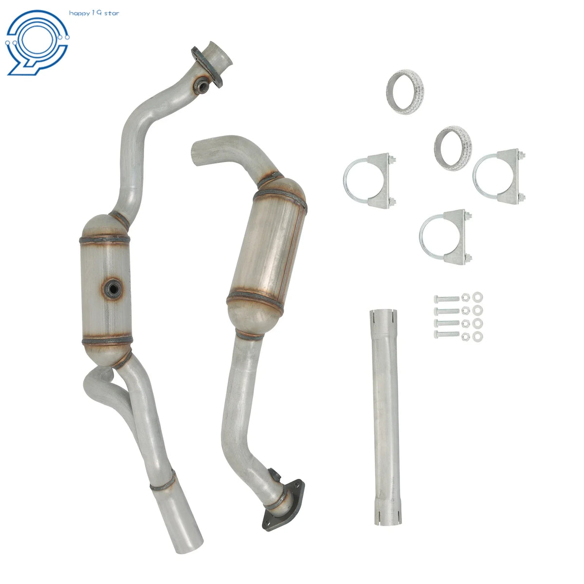 Complete Front Catalytic Converter Set for Jeep Wrangler (2010–2011)