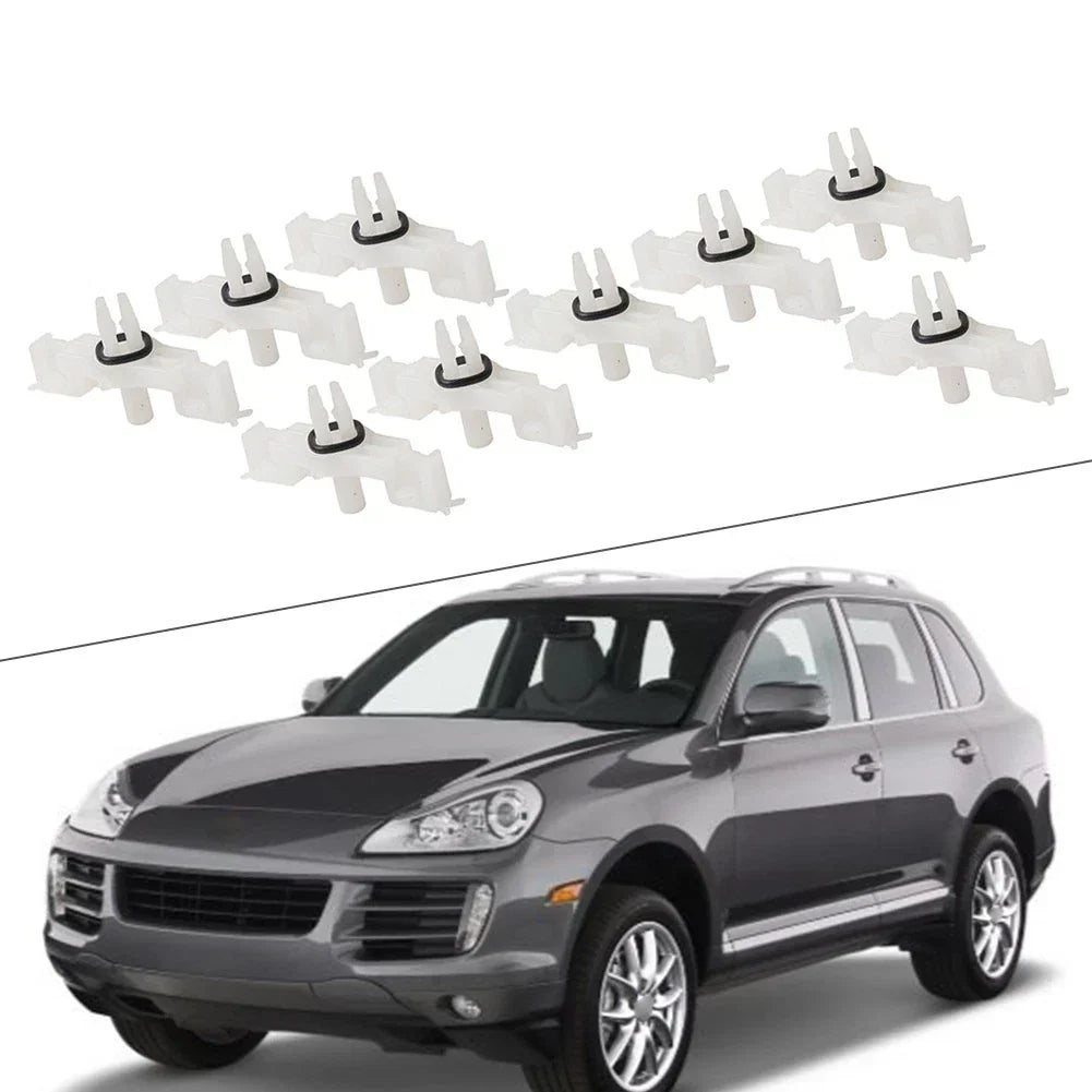 10 Door Sill Scuff Clips for Porsche Cayenne 2003-2010