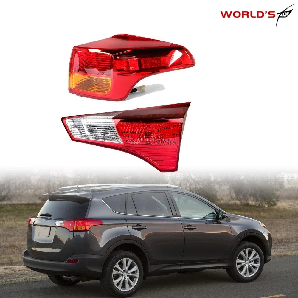 Red Tail Light Assembly for Toyota RAV4 (2013–2015)