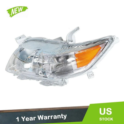 2010-2011 Toyota Camry Left Halogen Headlight Replacement - Chrome
