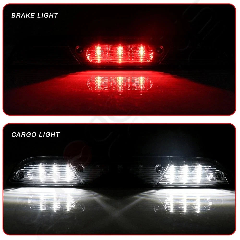 Clear Lens Black Housing 3rd Tail Brake Light Cargo Lamp for Ford F-150 (2015–2017)