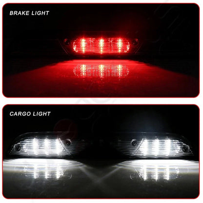 Clear Lens Black Housing 3rd Tail Brake Light Cargo Lamp for Ford F-150 (2015–2017)