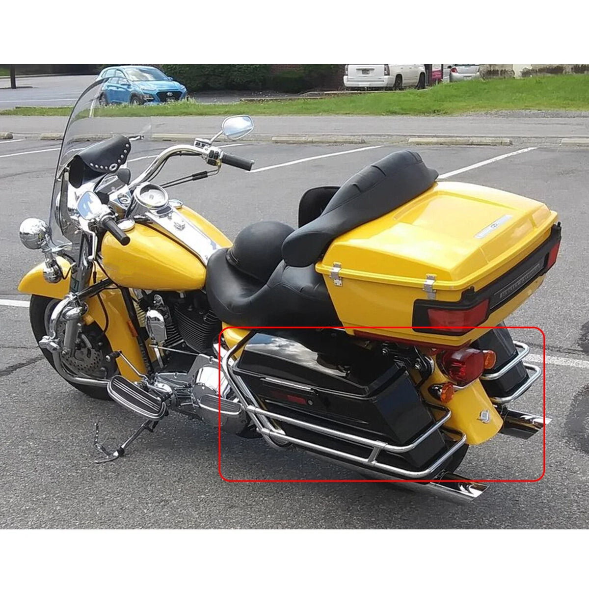 Saddlebag Bracket Guard for Road King FLHR 1997-2008