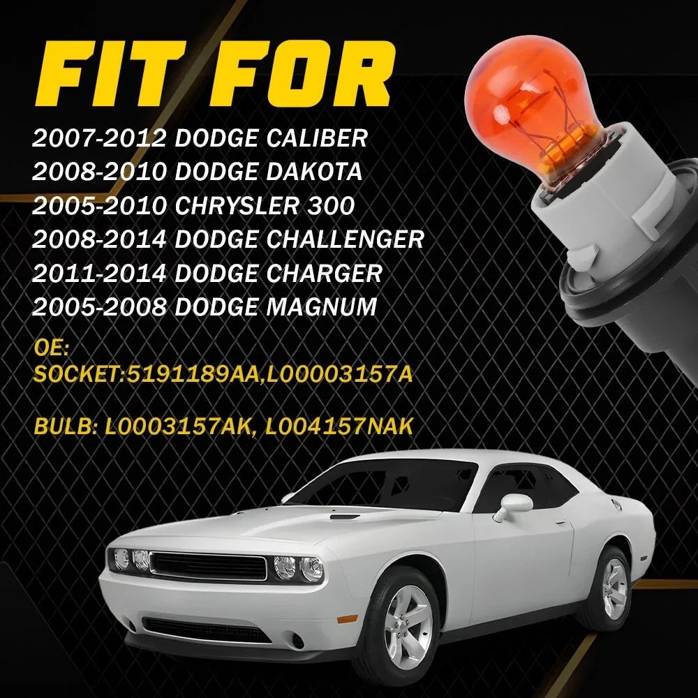 Turn Signal Light Bulb Socket Flasher for Dodge Ram 1500 2500 (1994–2001) 5191189AA